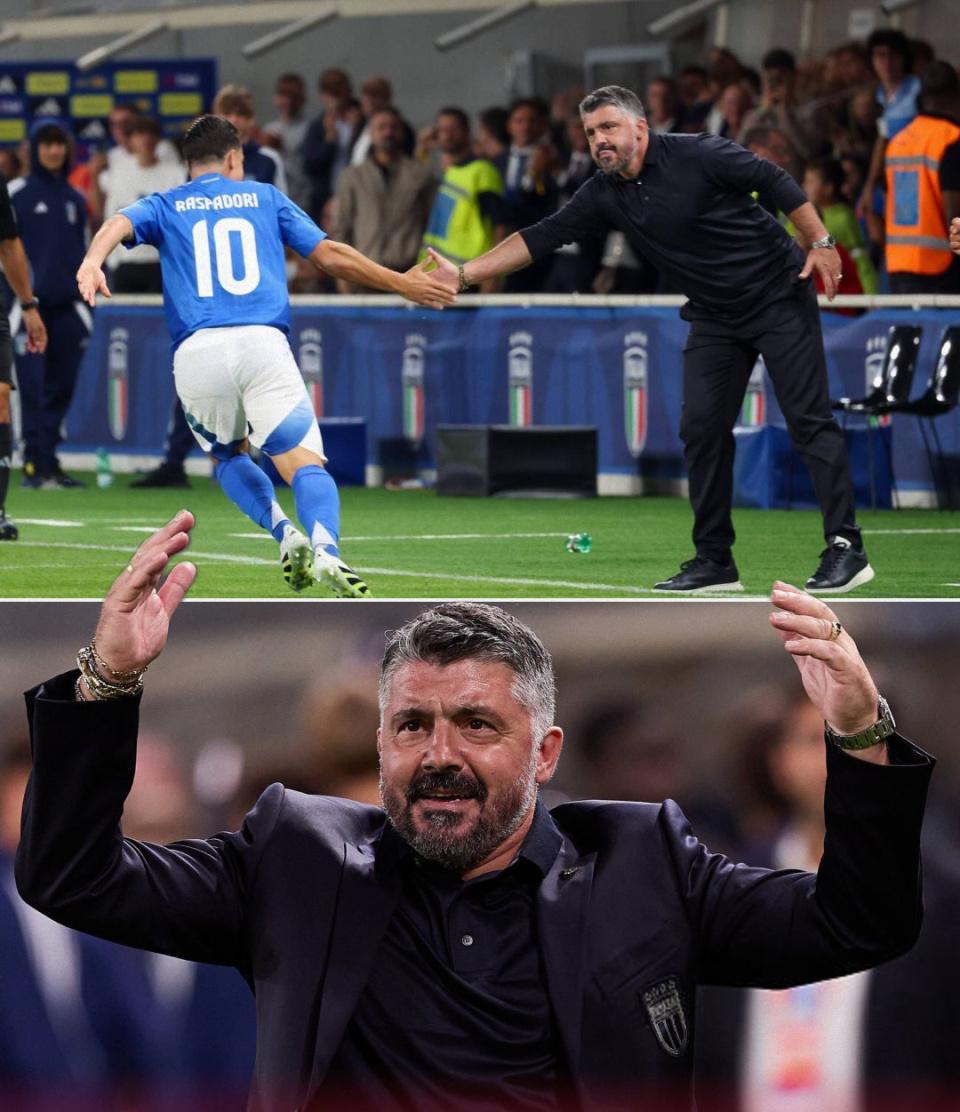 八年等待!加图索怒吼:蓝衣军团回来了!5-0,重燃世界杯希望